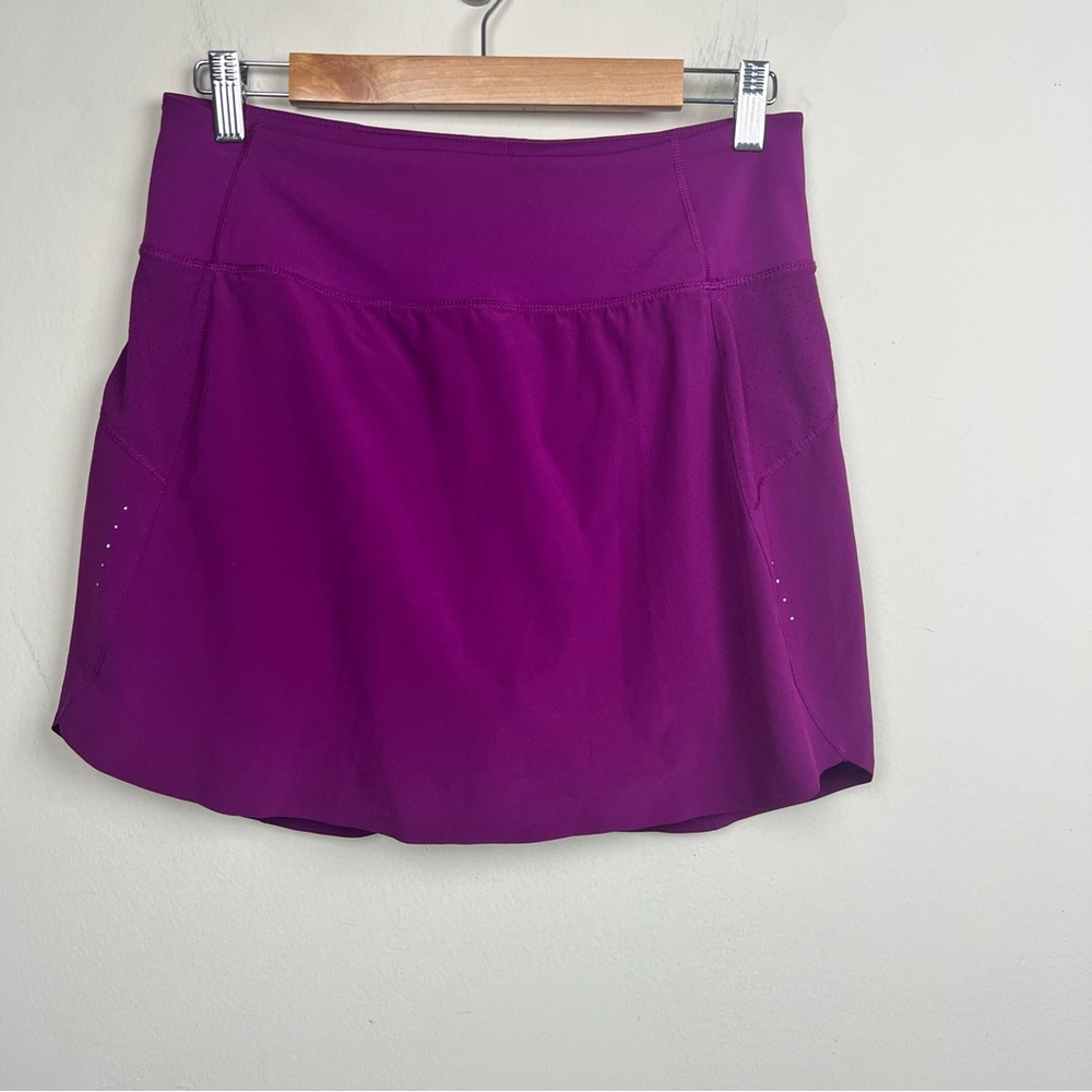 Athleta Run With It 16” Skort in magenta pink M - Picture 3 of 8